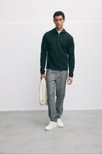 Afbeelding in Gallery-weergave laden, GOOD PEOPLE Kamark Zipper Knit Antracite