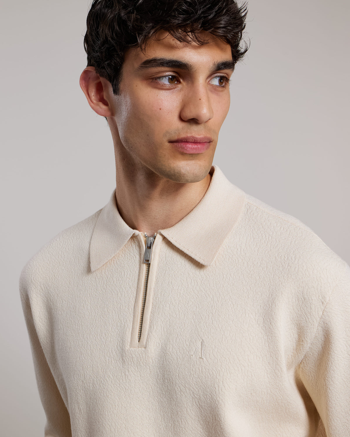 AEDEN SABLE SWEATER | WHITE CAP GREY