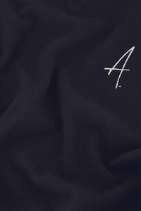 AMPÈRE Gijs Jacquard L/S Polo Pirate | Black