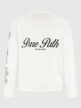 Afbeelding in Gallery-weergave laden, PURE PATH ESSENCE OF LIFE LONGSLEEVE T-SHIRT Ecru