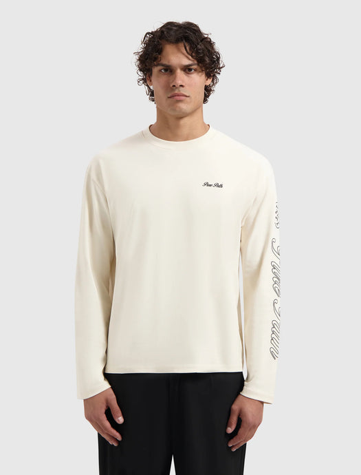 PURE PATH ESSENCE OF LIFE LONGSLEEVE T-SHIRT Ecru