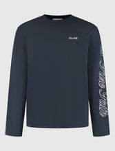 Afbeelding in Gallery-weergave laden, PURE PATH ESSENCE OF LIFE LONGSLEEVE T-SHIRT Dark Navy