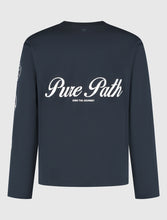 Afbeelding in Gallery-weergave laden, PURE PATH ESSENCE OF LIFE LONGSLEEVE T-SHIRT Dark Navy