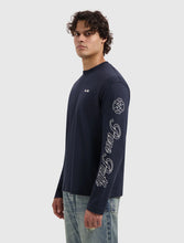 Afbeelding in Gallery-weergave laden, PURE PATH ESSENCE OF LIFE LONGSLEEVE T-SHIRT Dark Navy