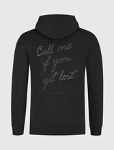 Afbeelding in Gallery-weergave laden, PURE PATH CALL ME IF YOU GET LOST HOODIE | BLACK
