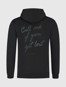PURE PATH CALL ME IF YOU GET LOST HOODIE | BLACK