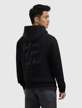 Afbeelding in Gallery-weergave laden, PURE PATH CALL ME IF YOU GET LOST HOODIE | BLACK