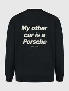 PURE PATH MY OTHER CAR SWEATER Black