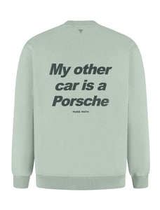 PURE PATH My Other Car Sweater | Army Green