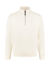 Afbeelding in Gallery-weergave laden, PURE PATH Embroidery Half-zip Sweater | Ecru