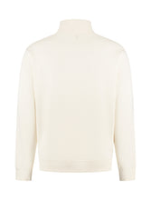 Afbeelding in Gallery-weergave laden, PURE PATH Embroidery Half-zip Sweater | Ecru