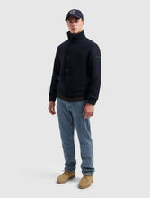 Afbeelding in Gallery-weergave laden, PURE PATH WOOL BOMBER JACKET Dark Navy