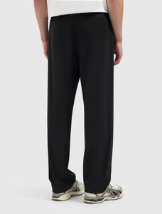 PURE PATH PLEATED TWILL PANTS  Black
