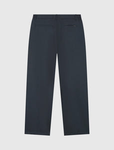 PURE PATH PLEATED TWILL PANTS  Navy
