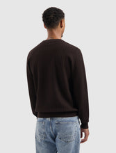 Afbeelding in Gallery-weergave laden, PURE PATH JACQUARD STRUCTURE KNIT SWEATER Dark Brown