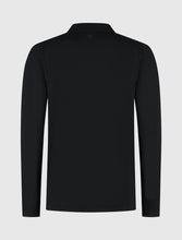 Afbeelding in Gallery-weergave laden, PURE PATH HEAVY KNIT POLO Black