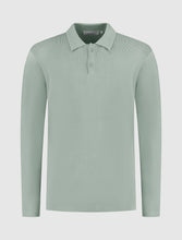 Afbeelding in Gallery-weergave laden, PURE PATH HEAVY KNIT POLO Army Green
