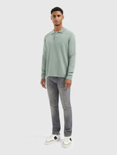 Afbeelding in Gallery-weergave laden, PURE PATH HEAVY KNIT POLO Army Green