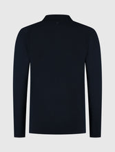 Afbeelding in Gallery-weergave laden, PURE PATH HEAVY KNIT POLO Dark Navy