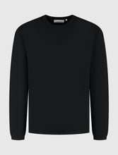 Afbeelding in Gallery-weergave laden, PURE PATH HEAVY KNIT SWEATER Black