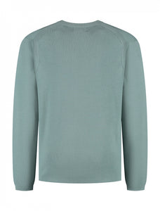 PURE PATH HEAVY KNIT SWEATER Army Green