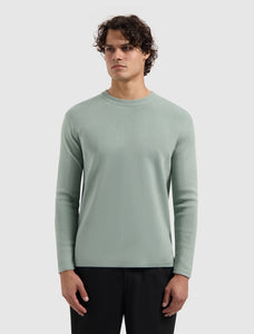 PURE PATH HEAVY KNIT SWEATER Army Green