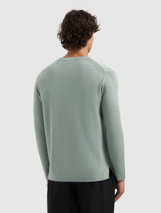 PURE PATH HEAVY KNIT SWEATER Army Green