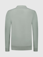 Afbeelding in Gallery-weergave laden, PURE PATH KNIT HALF-ZIP POLO Army Green