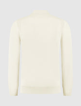 Afbeelding in Gallery-weergave laden, PURE PATH KNIT HIDDEN HALF-ZIP SWEATER Ecru
