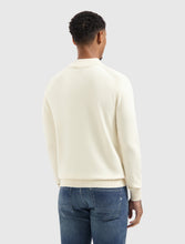 Afbeelding in Gallery-weergave laden, PURE PATH KNIT HIDDEN HALF-ZIP SWEATER Ecru