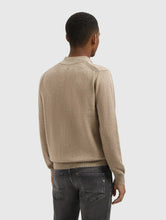 Afbeelding in Gallery-weergave laden, PURE PATH KNIT HIDDEN HALF-ZIP SWEATER Taupe Melange