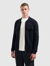 Afbeelding in Gallery-weergave laden, PURE PATH HEAVY KNIT FULL-ZIP CARDIGAN Dark Navy