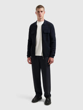 Afbeelding in Gallery-weergave laden, PURE PATH HEAVY KNIT FULL-ZIP CARDIGAN Dark Navy