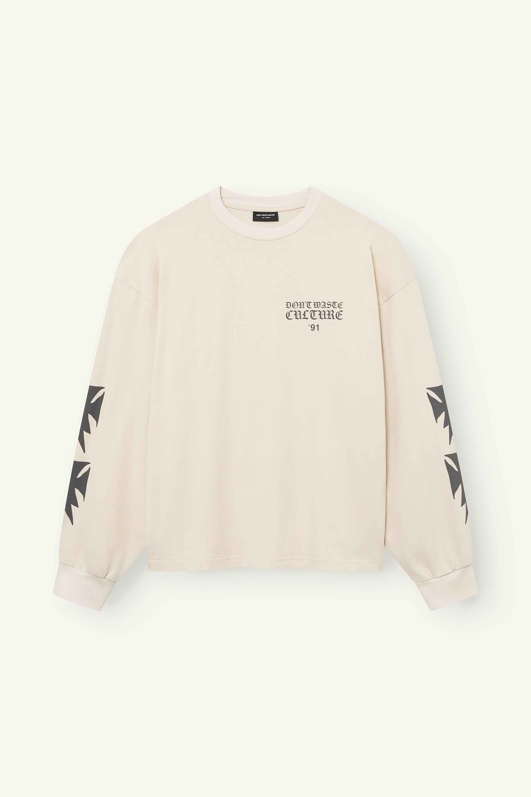 DON’T WASTE CULTURE FINA LONGSLEEVE | CREAM
