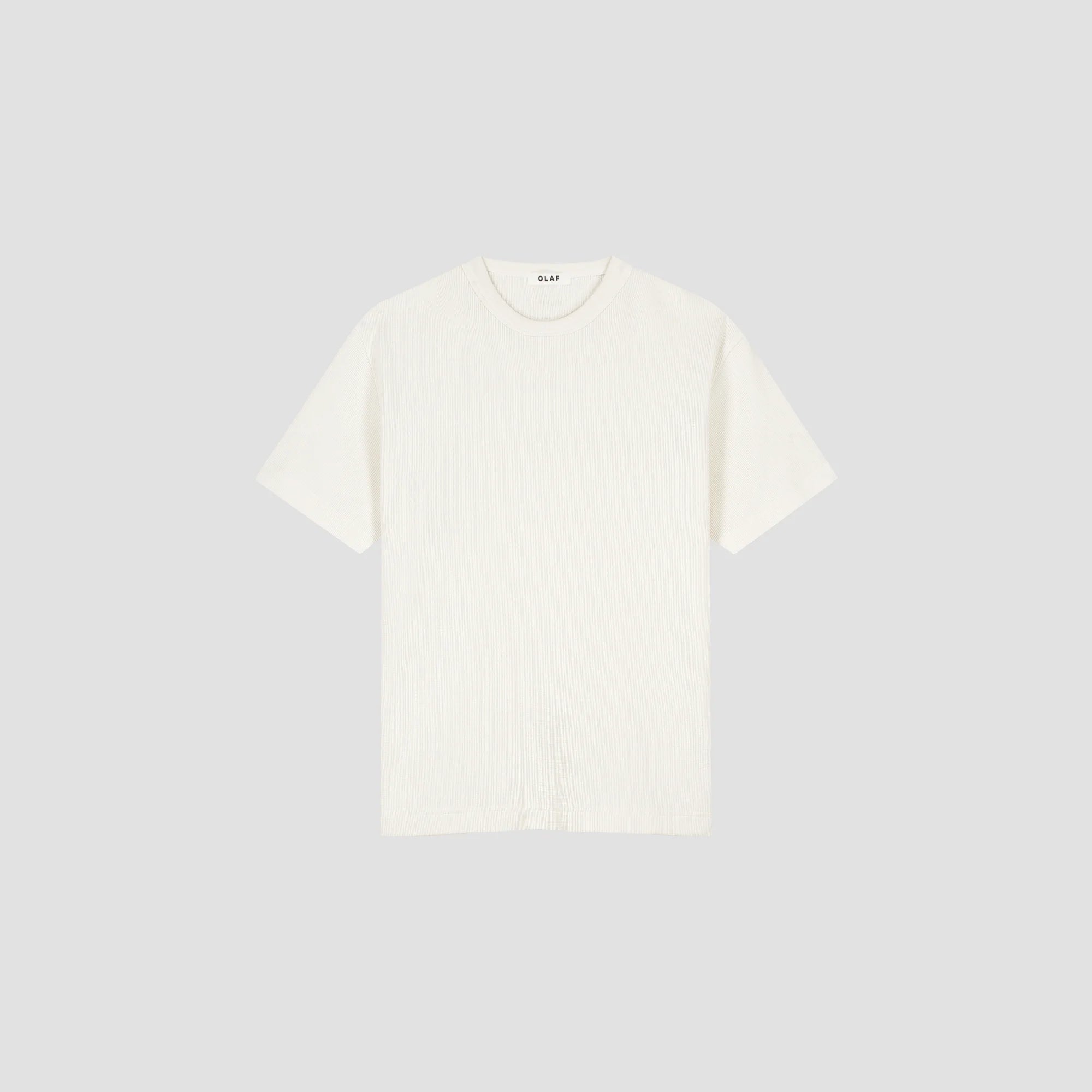 OLAF WAFFLE TEE - OFF WHITE