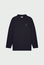 Afbeelding in Gallery-weergave laden, AMPÈRE Gijs Jacquard L/S Polo Pirate | Black
