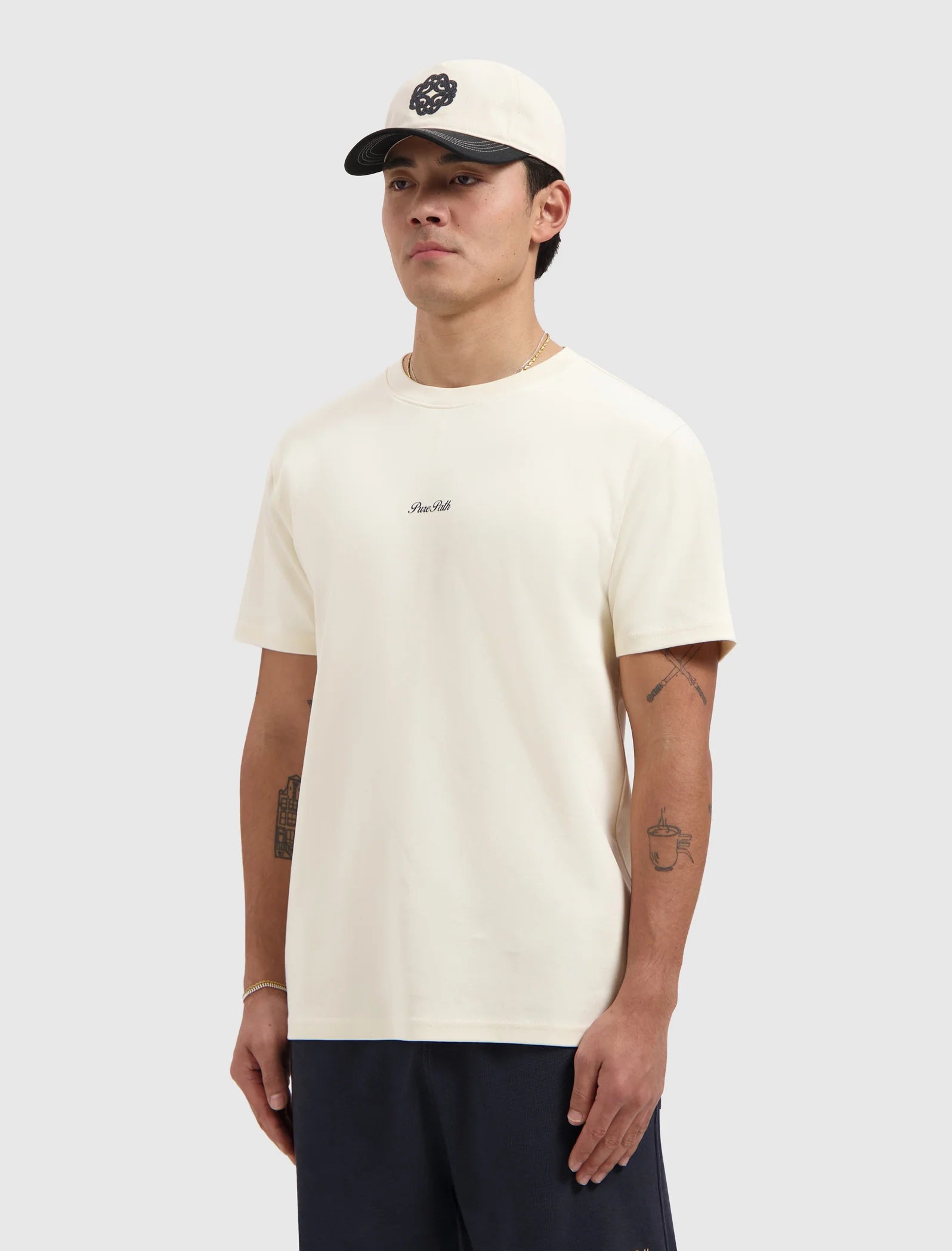 PURE PATH RIVA VIEW T-SHIRT Ecru