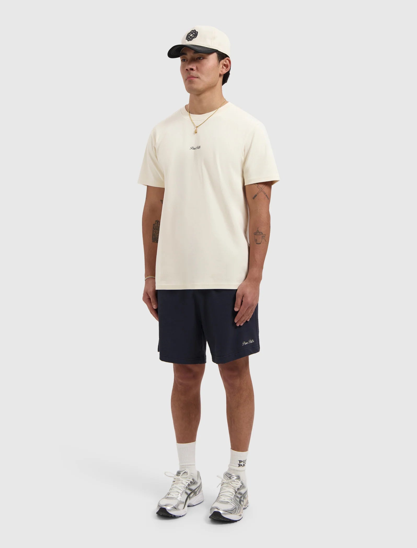 PURE PATH RIVA VIEW T-SHIRT Ecru