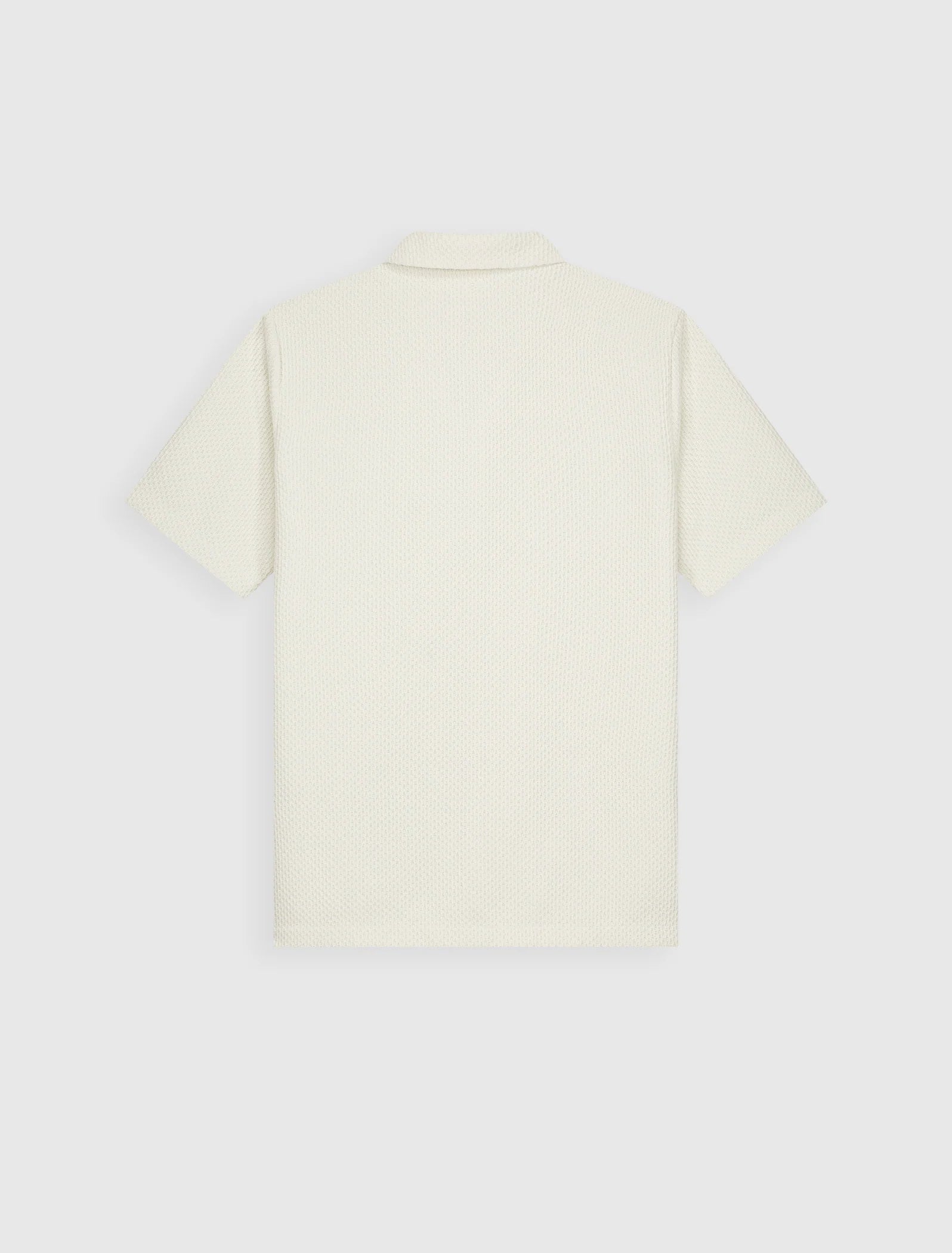 PURE PATH HONEYCOMB SHORTSLEEVE SHIRT Ecru