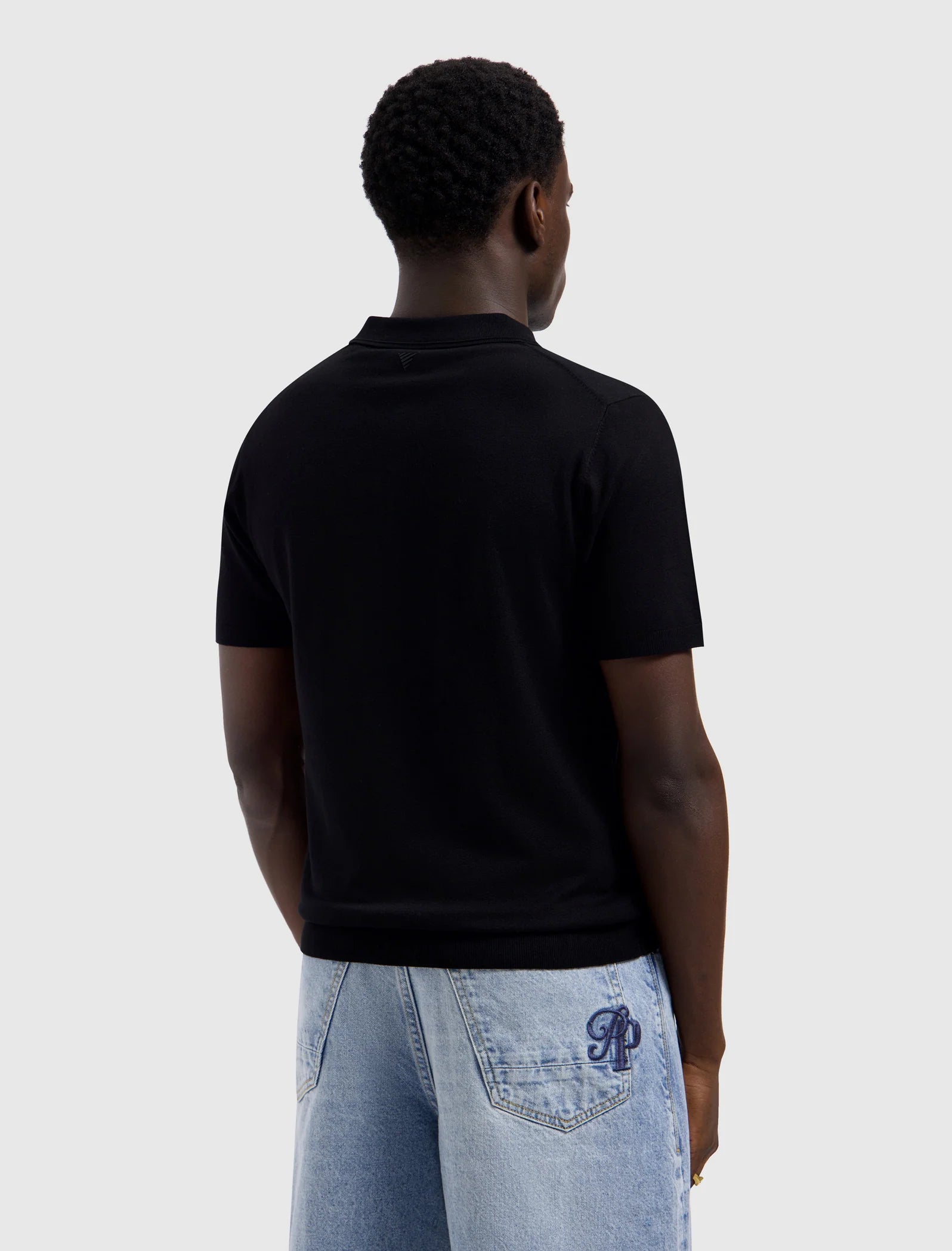 PURE PATH HONEYCOMB SHORTSLEEVE SHIRT Black