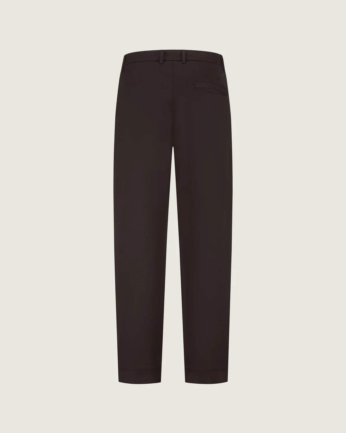 DUQUEZZI WOOL BLEND TROUSERS | DARK BROWN