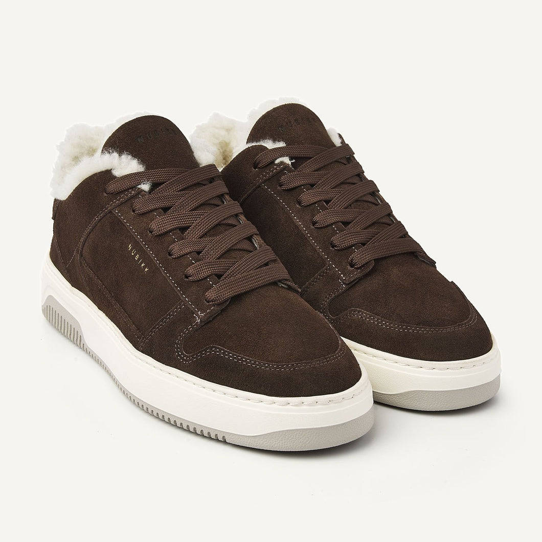 NUBIKK BASKET COURT FUR Donkerbruin