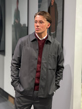 Afbeelding in Gallery-weergave laden, SAMSOE SAMSOE SADAMON GO OVERSHIRT 15350 Black Oyster