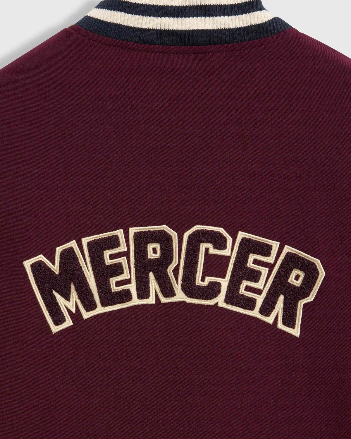 MERCER The Mercer Varsity Jacket Bordeaux