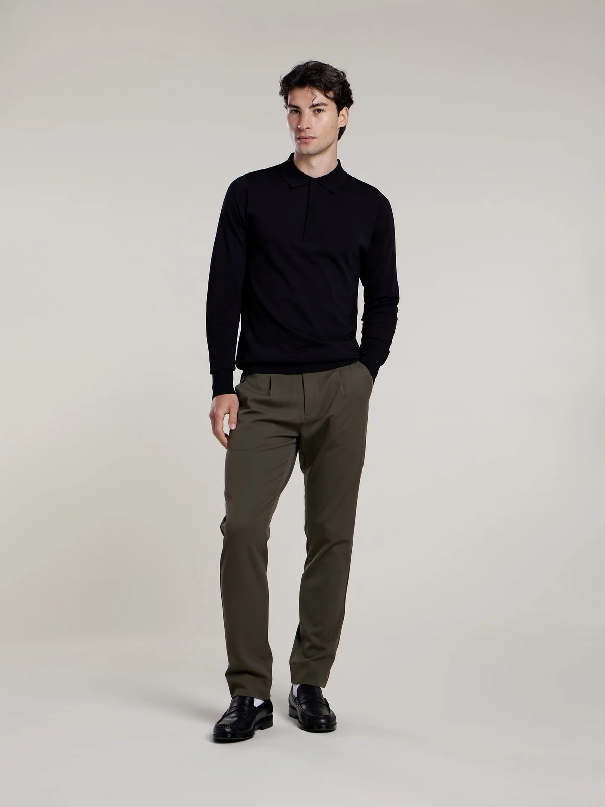 AEDEN NOLANOS POLO | BLACK