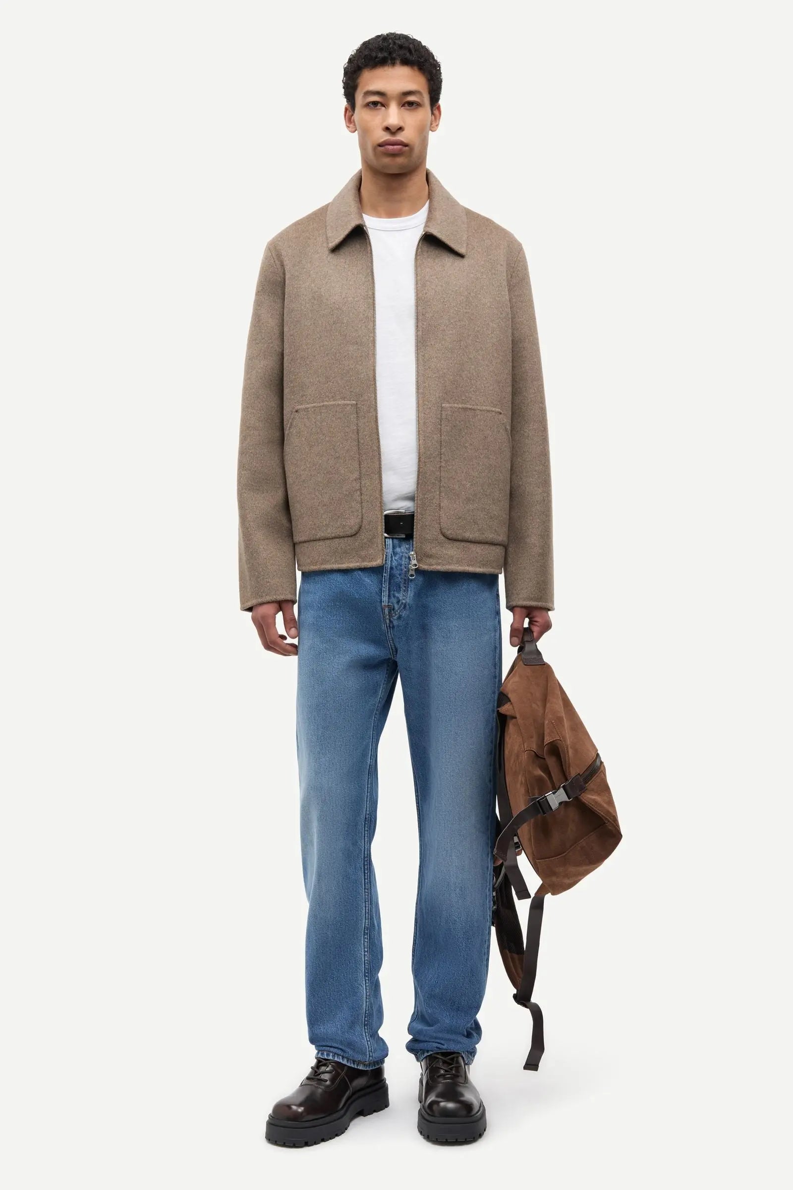 SAMSOE SAMSOE SAPAULO JACKET 15772 Lead Mel.