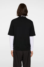Afbeelding in Gallery-weergave laden, Remy Structure Zip Knit Polo  Black