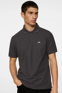 J.LINDEBERG RUDY SLIM POLO PIQUE | ASPHALT
