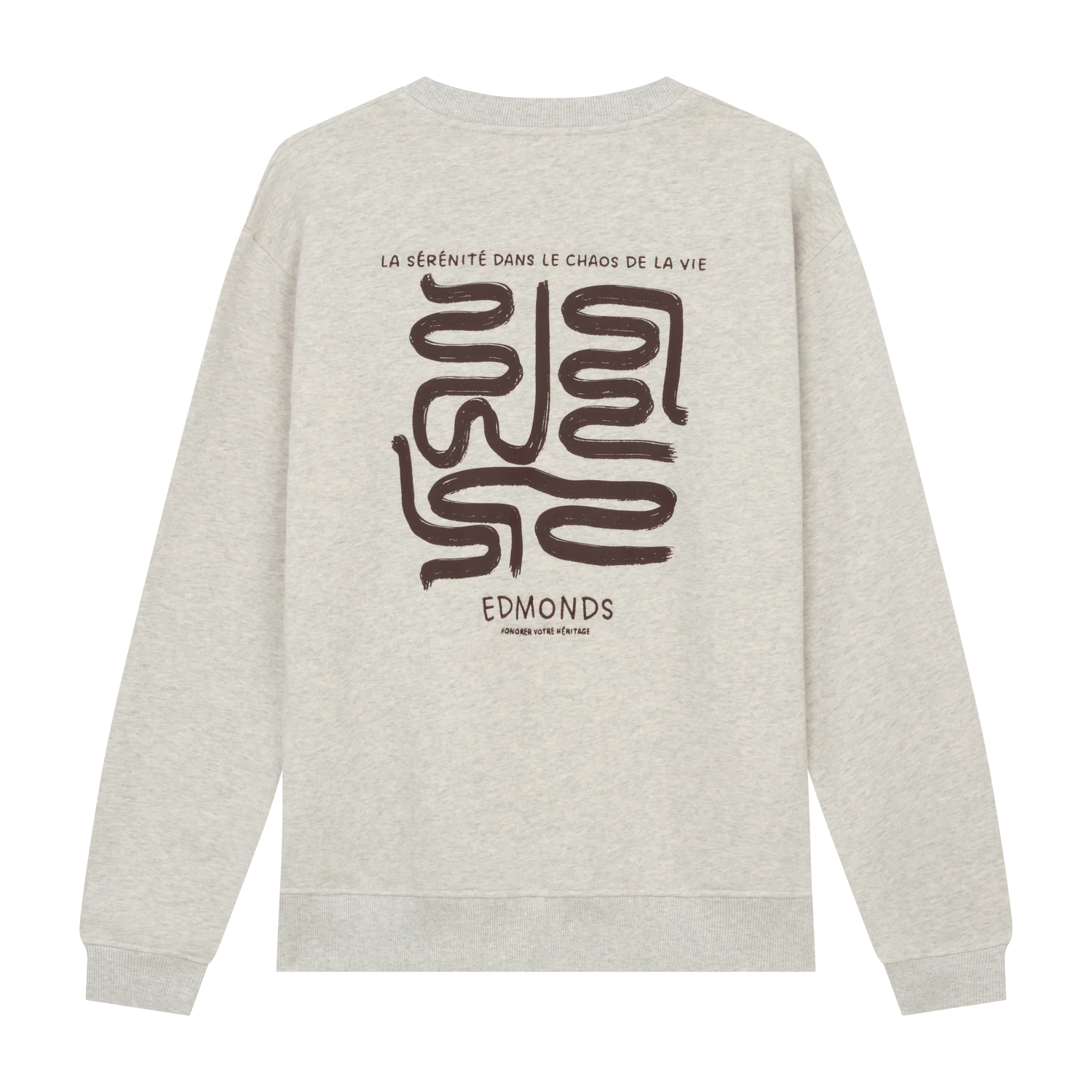 EDMONDS Serenite crewneck - Grey melange