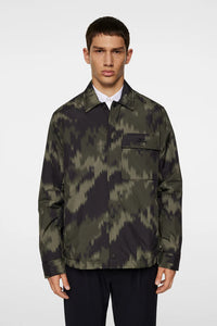 J.LINDEBERG NILE PRINT PADDED OVERSHIRT | WARP FOREST L